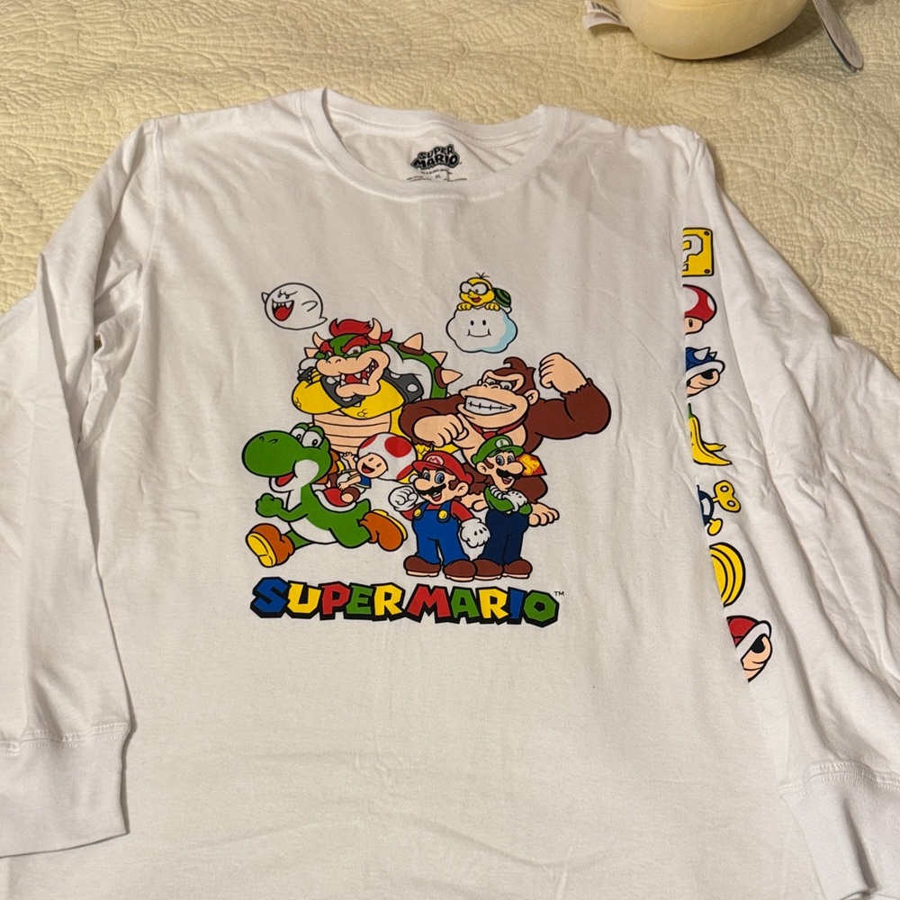 Nintendo Super Mario White Shirt